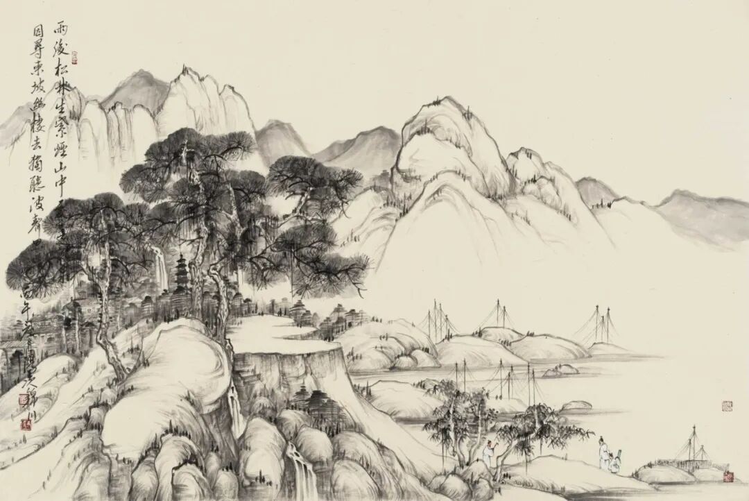 吴锦川《游艺求真》中国当代书画名家致敬文脉主题汇展（图20）