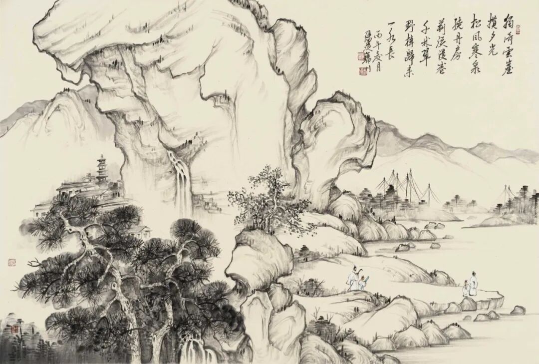 吴锦川《游艺求真》中国当代书画名家致敬文脉主题汇展（图21）