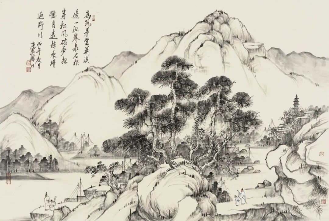 吴锦川《游艺求真》中国当代书画名家致敬文脉主题汇展（图14）
