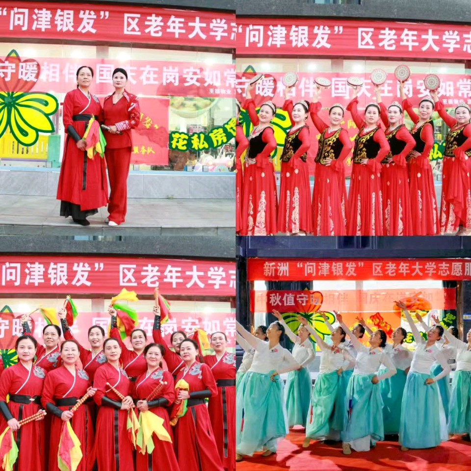 新洲“问津银发”老年大学志愿服务队国庆惠民演出圆满成功(图4)