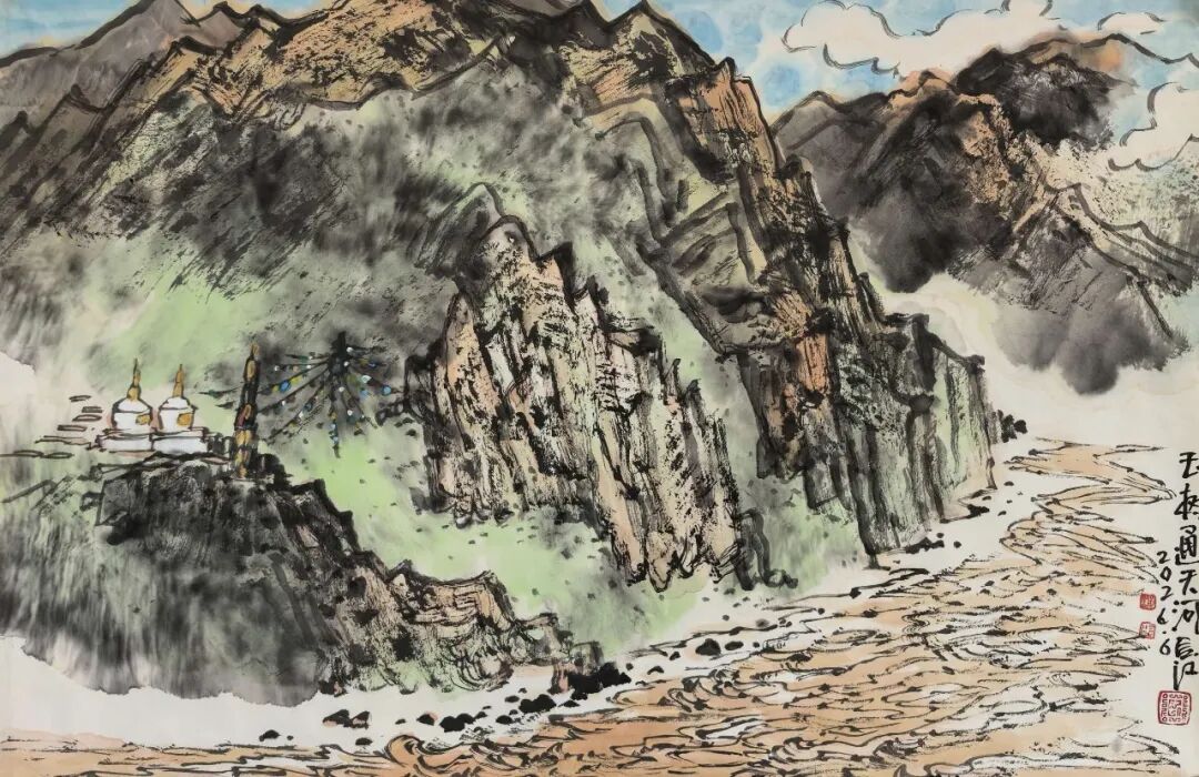 刘长江《游艺求真》中国当代书画名家致敬文脉主题汇展（图17）