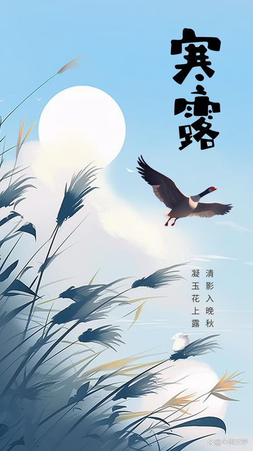 寒露祝福文案配图片,寒露朋友圈语录问候句子