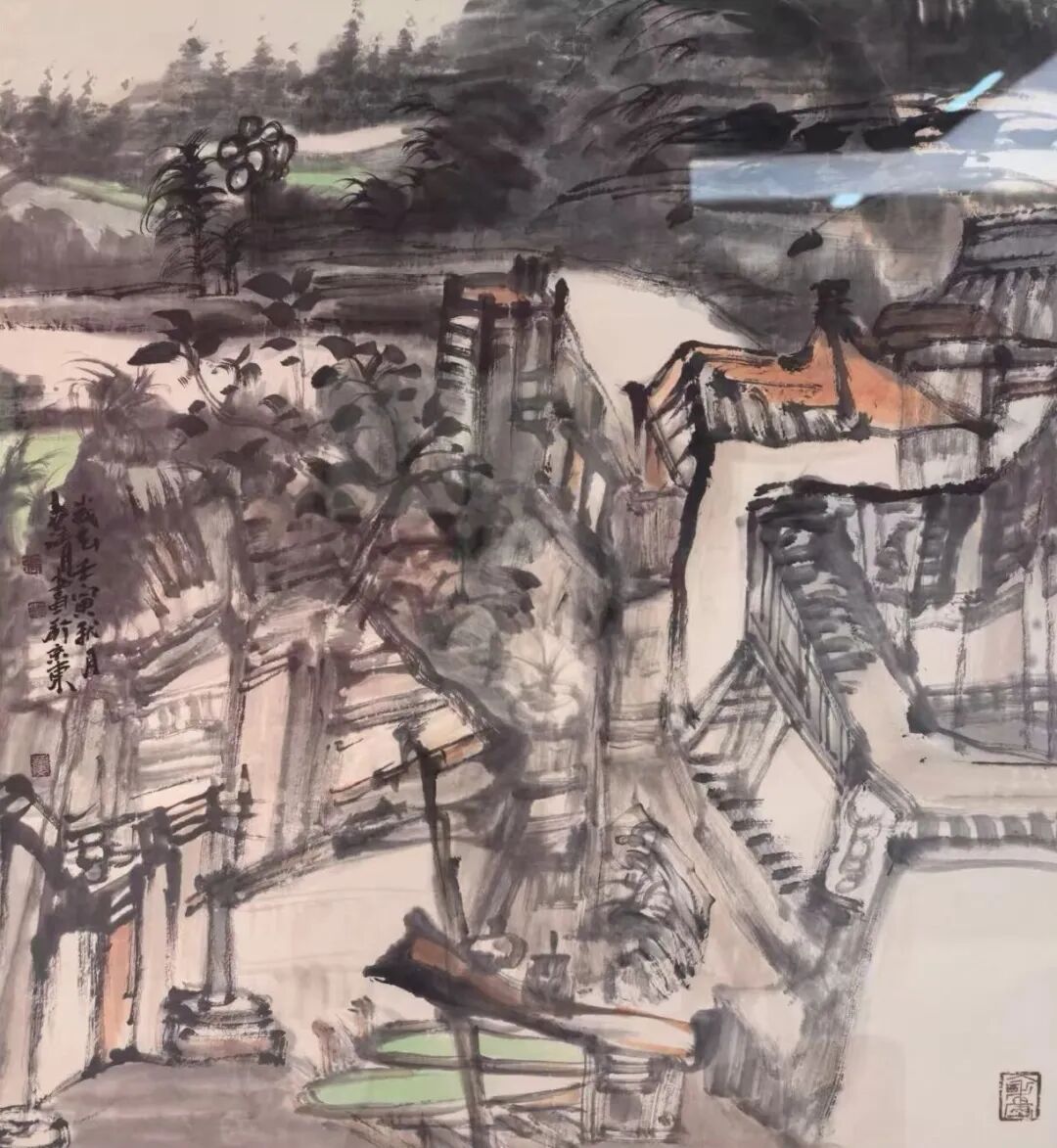 张世靖《游艺求真》中国当代书画名家致敬文脉主题汇展（图12）