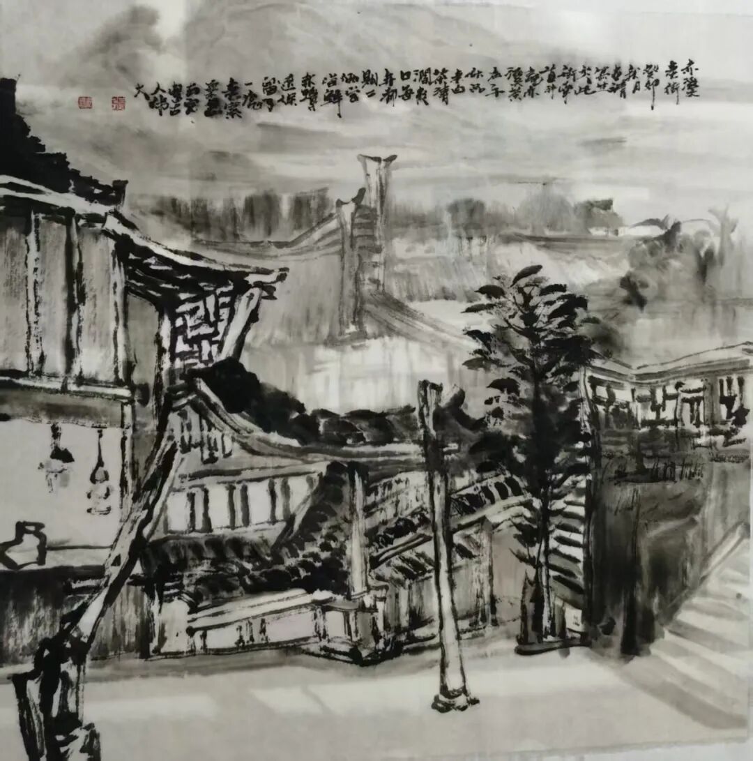 张世靖《游艺求真》中国当代书画名家致敬文脉主题汇展（图6）