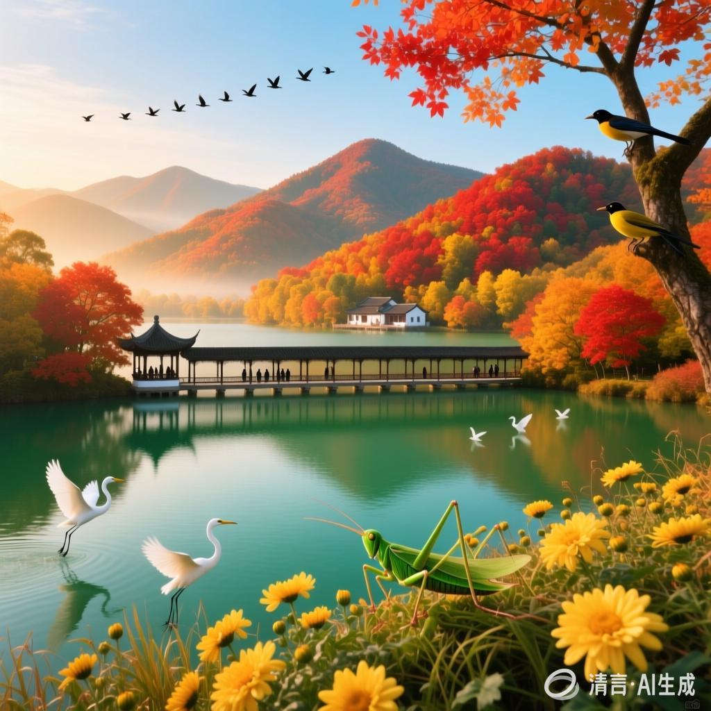 【中国憨派文学】李培忠:〔双调·沉醉东风〕东原暮秋(图2)