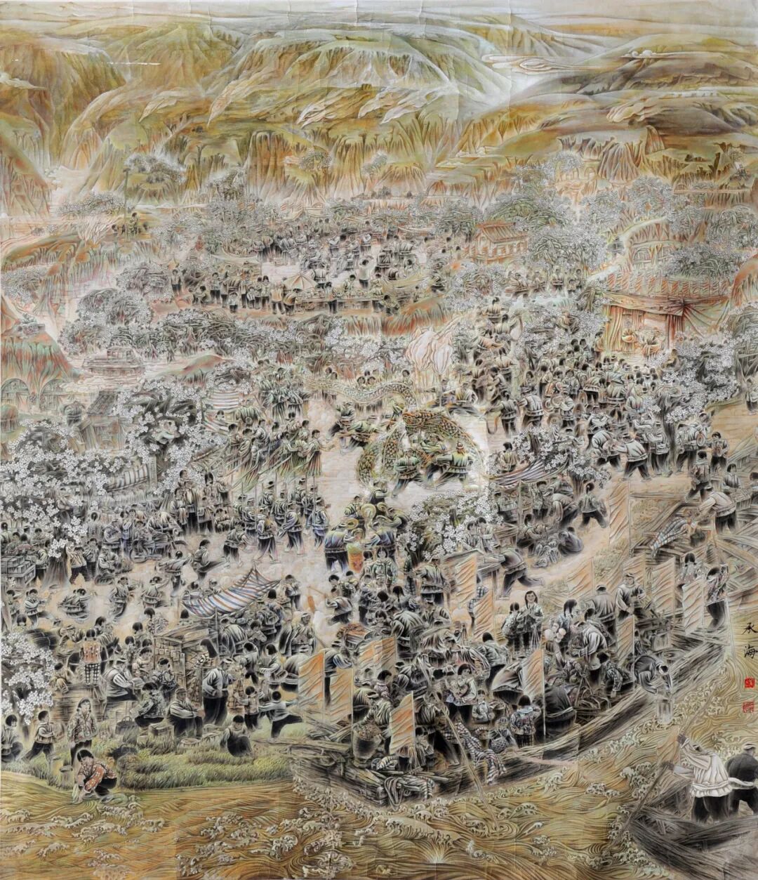 翟承海《游艺求真》中国当代书画名家致敬文脉主题汇展（图7）