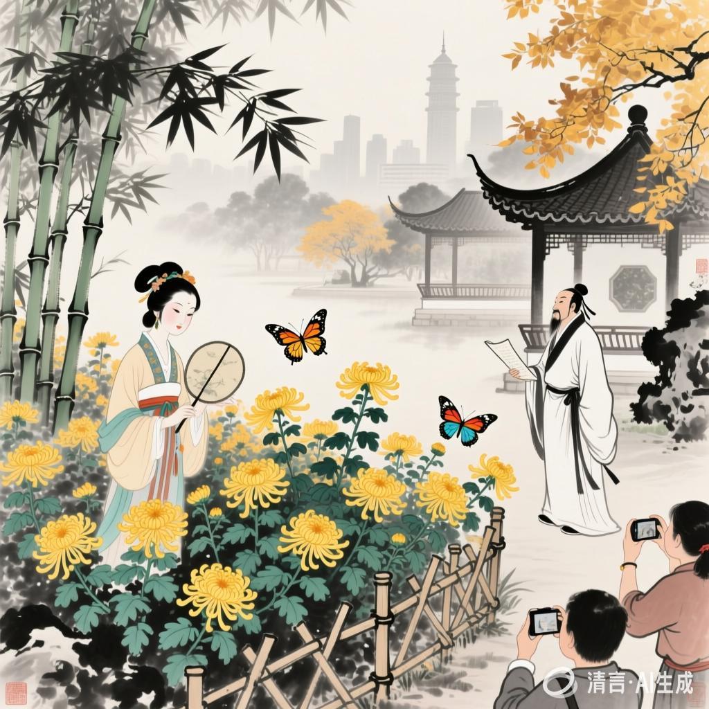 【中国憨派文学】李培忠:五绝·东原秋菊(通韵)(图2)