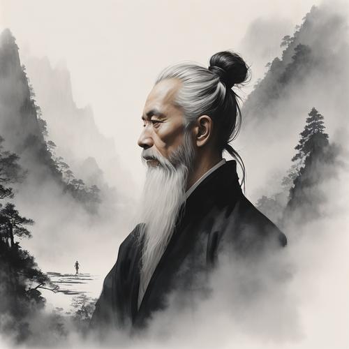 老人山水头像🎨