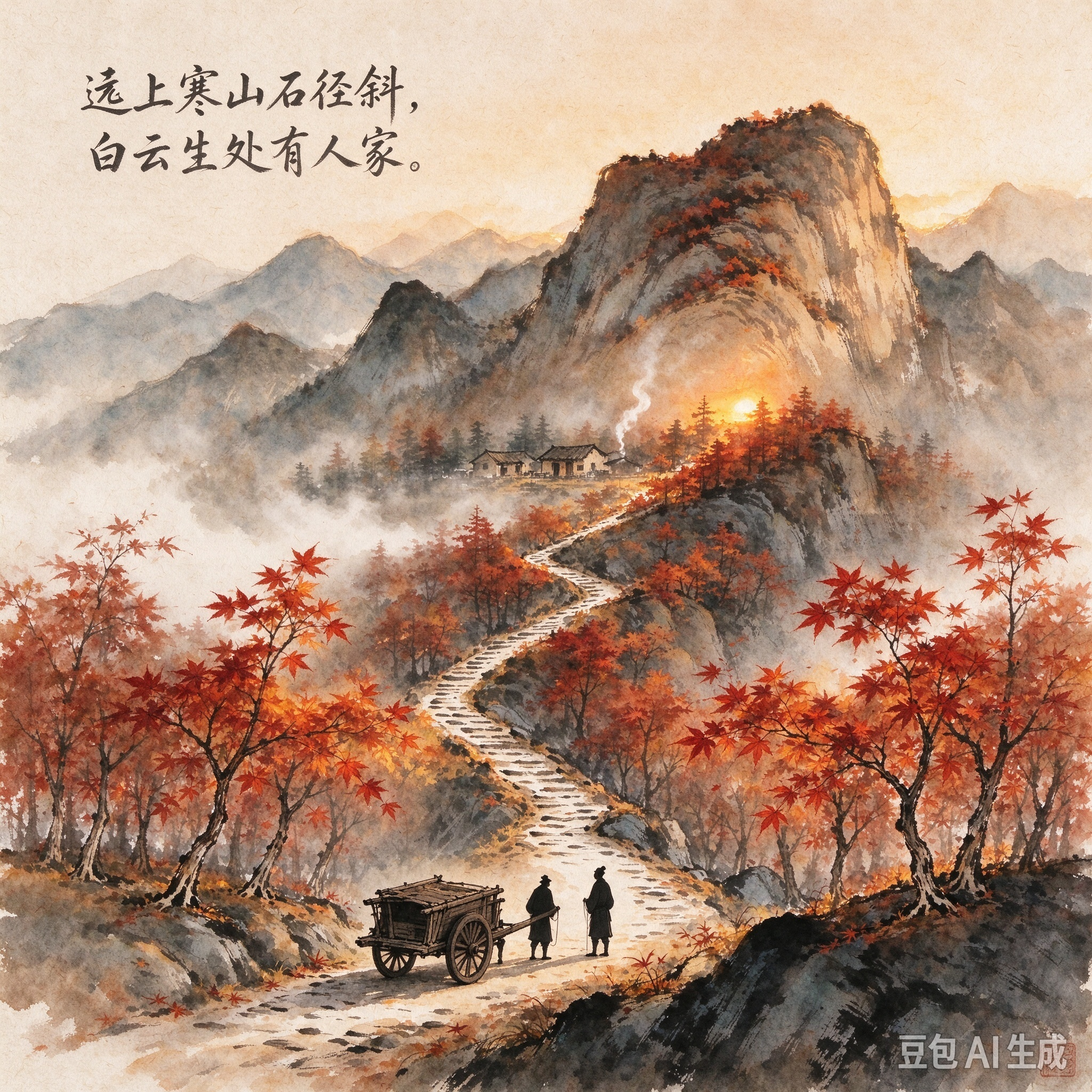 顾清森(85岁): 霜叶红于二月花——读杜牧《山行》有感
