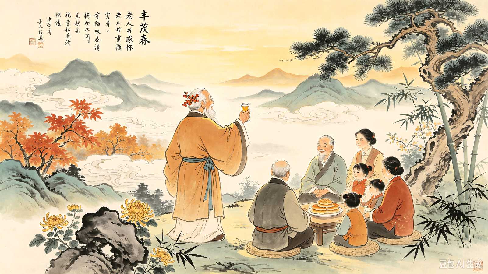 【荣耀中国】文学社*古风·《重阳节快乐》 作者/ 丰茂春(图5)