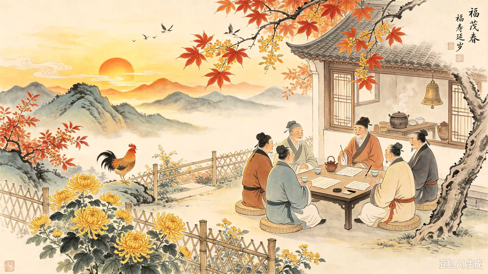 【荣耀中国】文学社*古风·《重阳节快乐》 作者/ 丰茂春(图4)