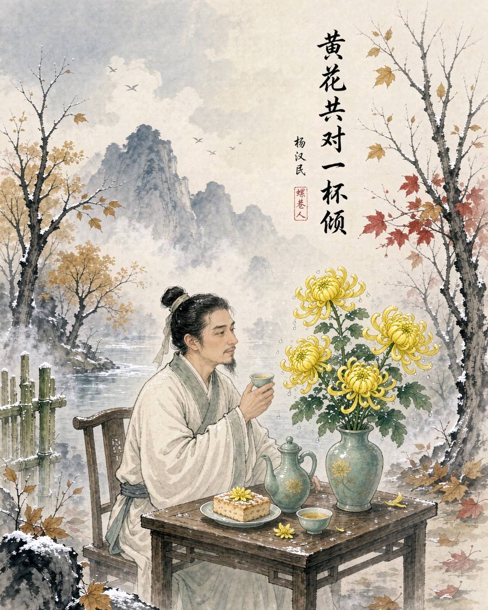 清江三味总第73期【诗约岁时032】｜菊有黄华·重阳雅韵合刊（图5）