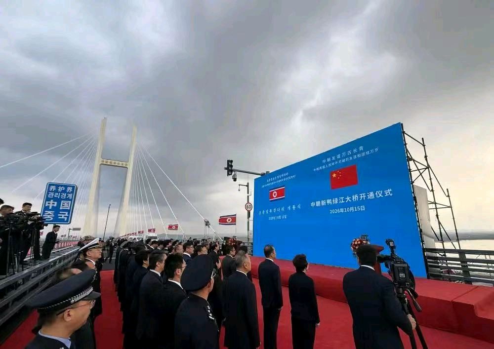 祝贺中朝新鸭绿江大桥正式开通/作者：戴建中（图5）