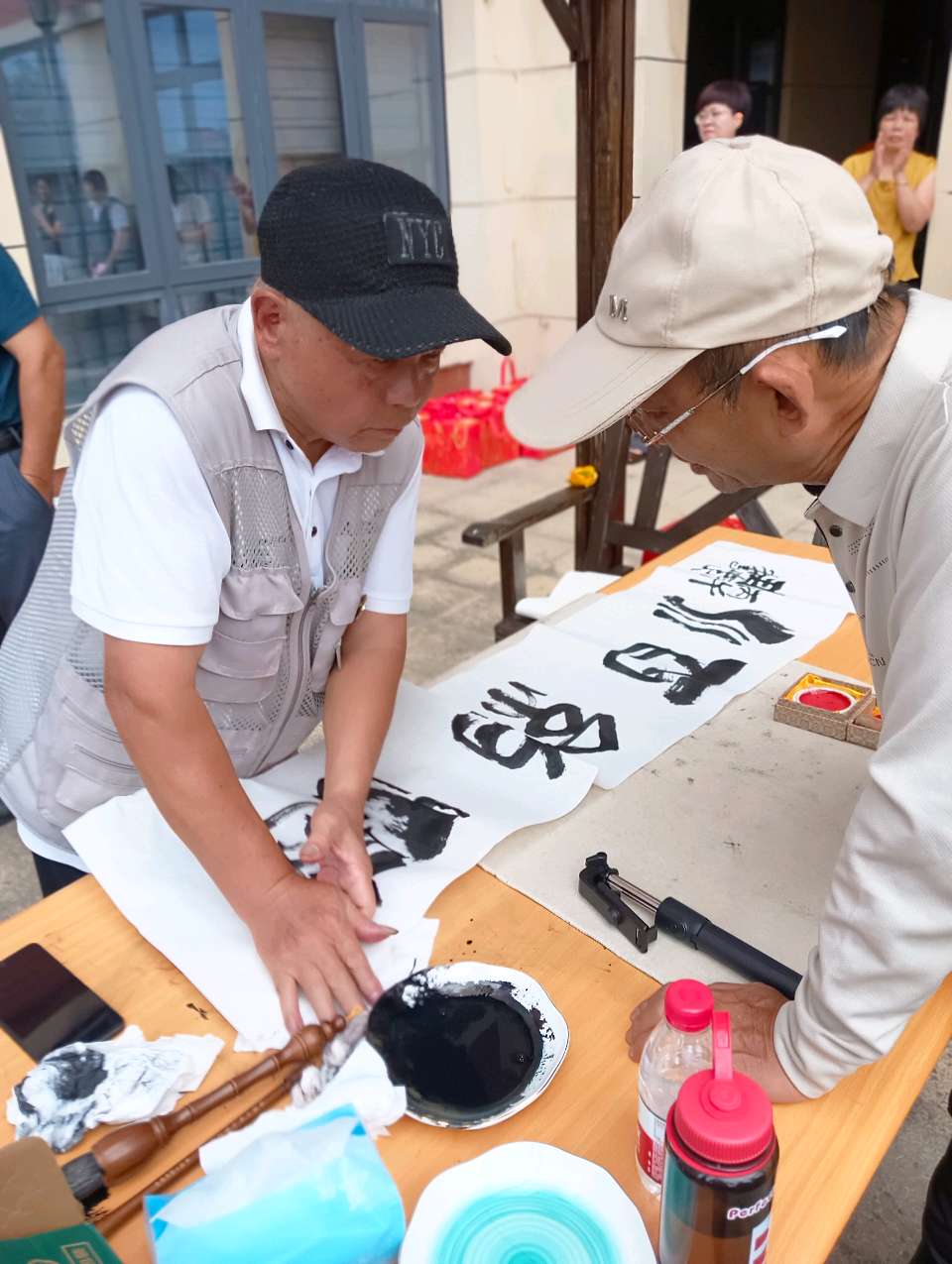 七律-丙午重阳南埔敬老院公益笔会～李宣财（图37）