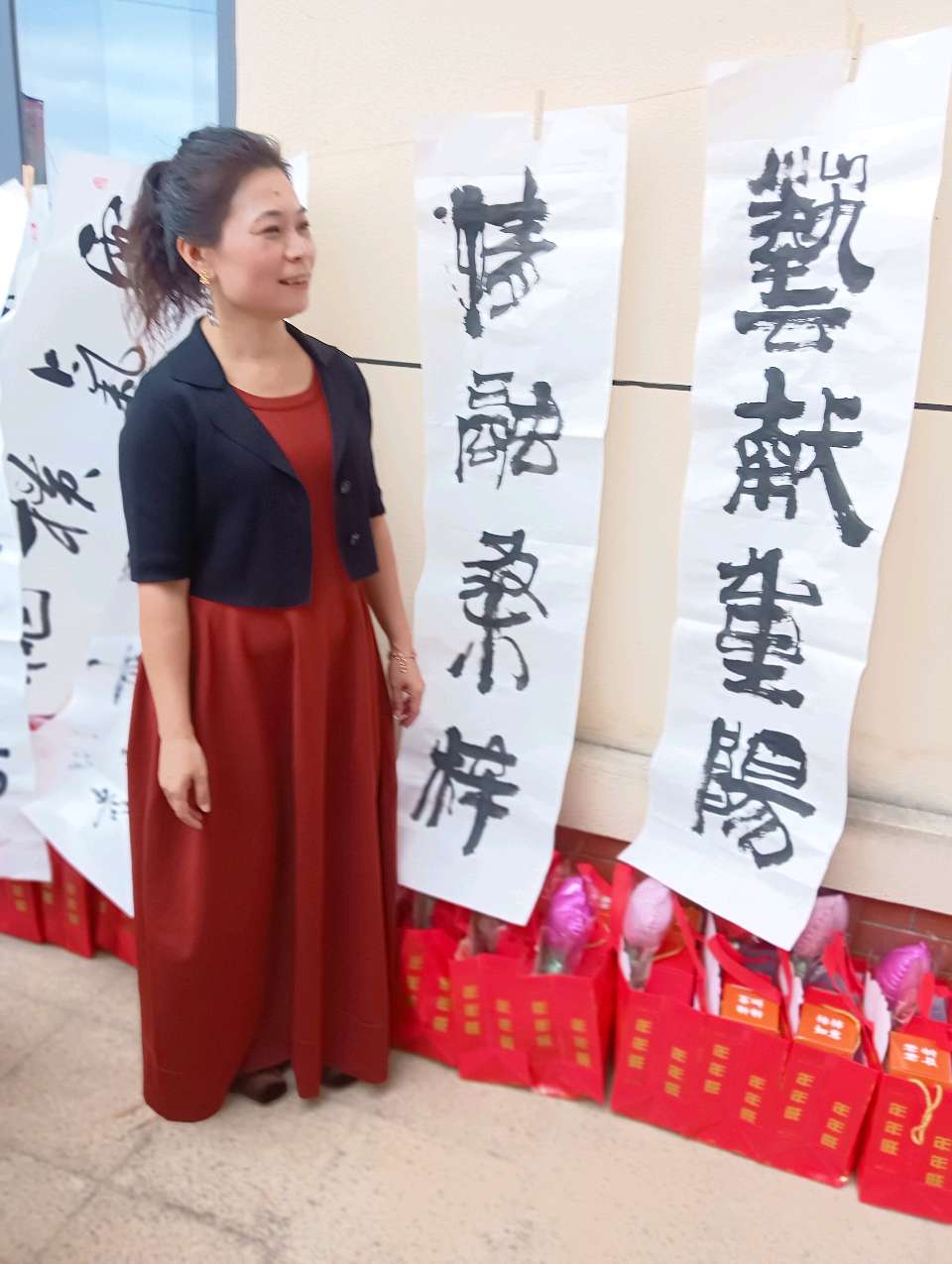 七律-丙午重阳南埔敬老院公益笔会～李宣财（图36）