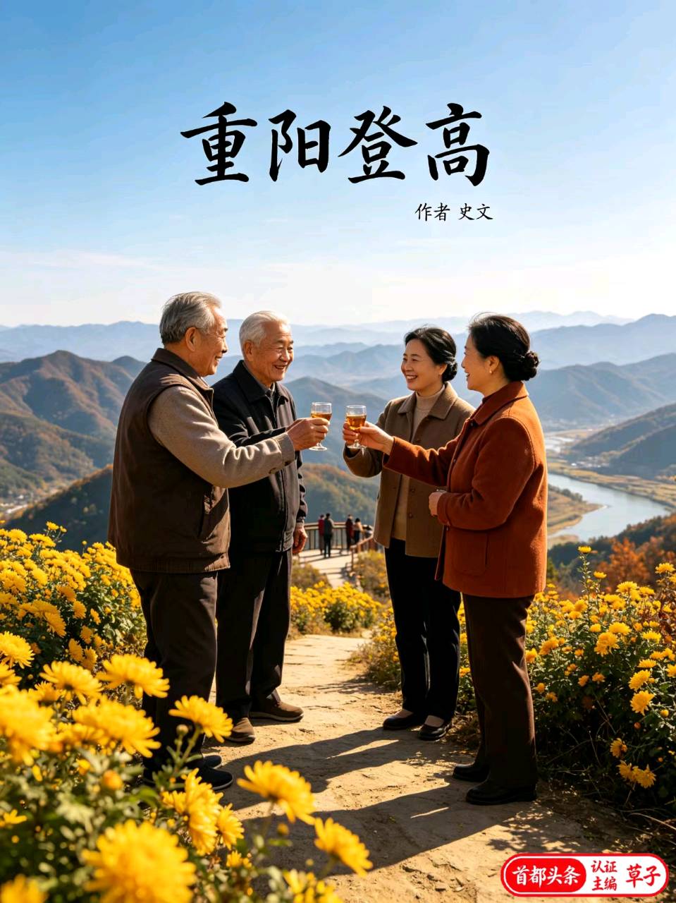 五绝-重阳登高(组诗词5首)史文(江苏)(图22)