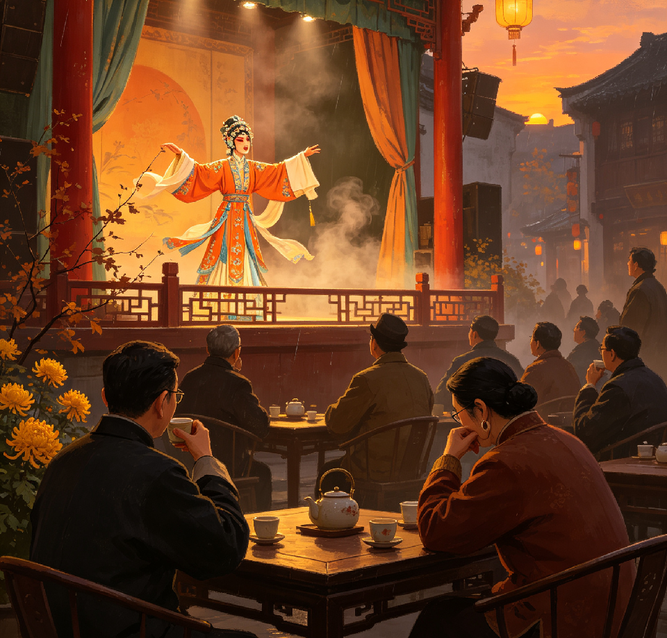 【乐天头条】文学社//重阳看歌舞（两首）/作者：姬花池（山西）（图2）