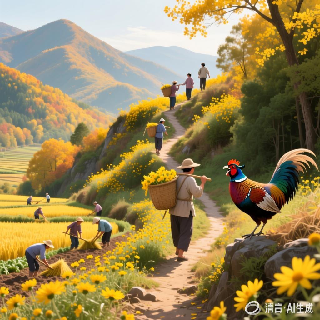 孟广林:【土掉渣·滑溜曲】菊花黄(中国憨派文学)(图2)