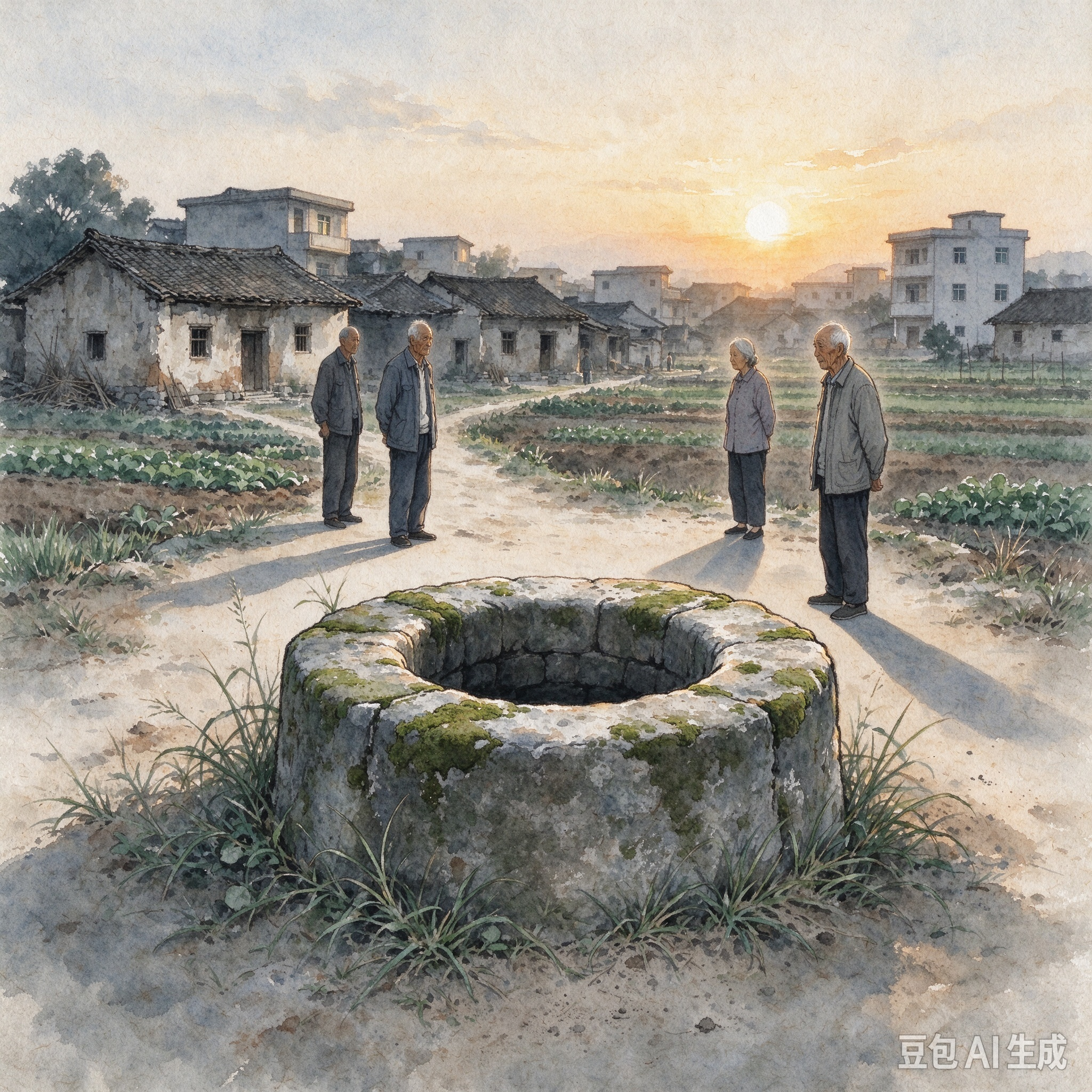 赵承楼诗选:家乡的老井 | 徐茂林诗选:远去的老井 | 舒怡赏析(图4)