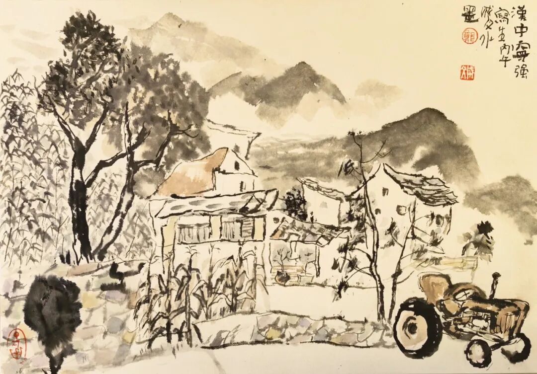 郑成文《游艺求真》中国当代书画名家致敬文脉主题汇展(图14)