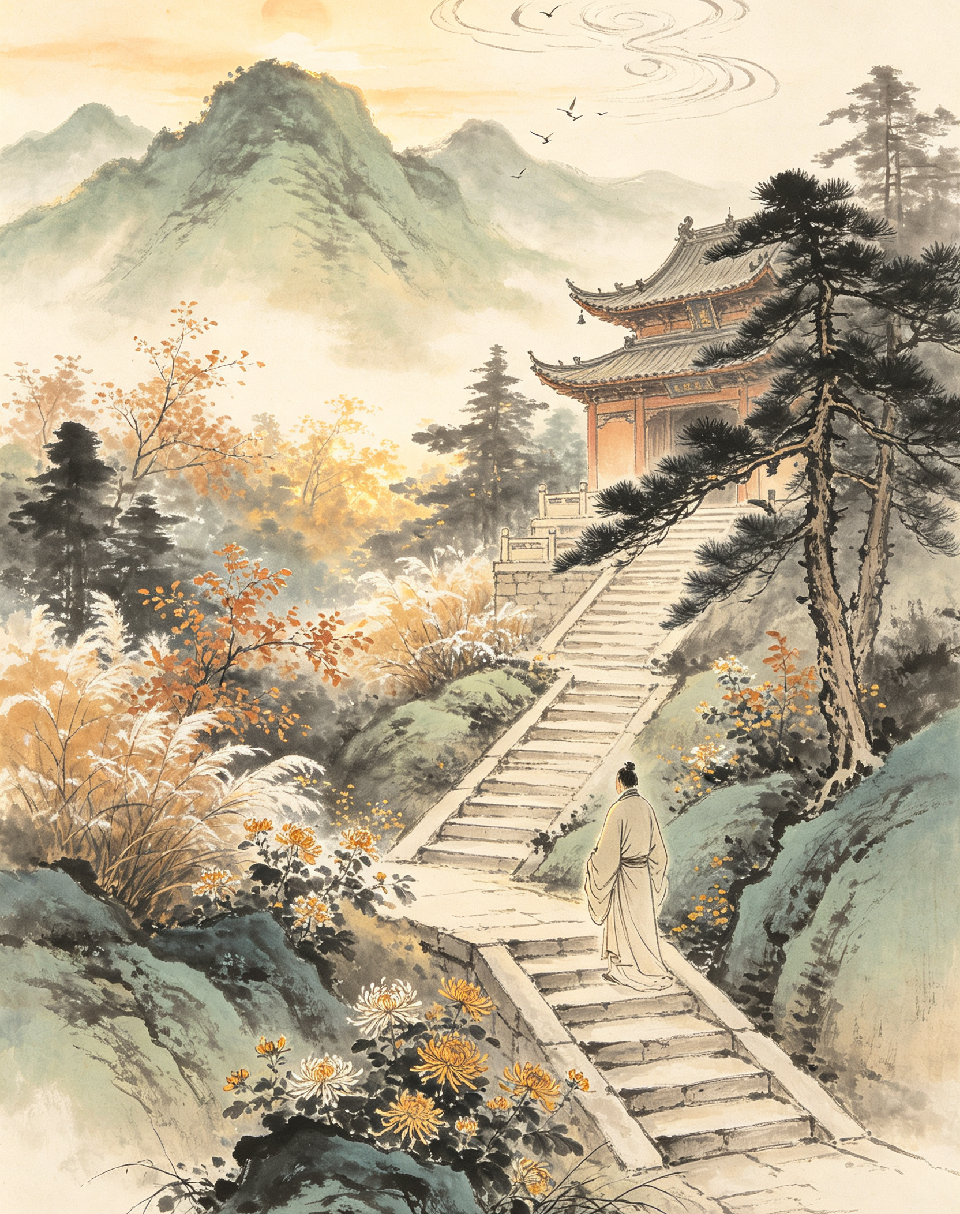 【乐天头条】文学社//重阳登鹿门/文：襄阳放歌（图2）