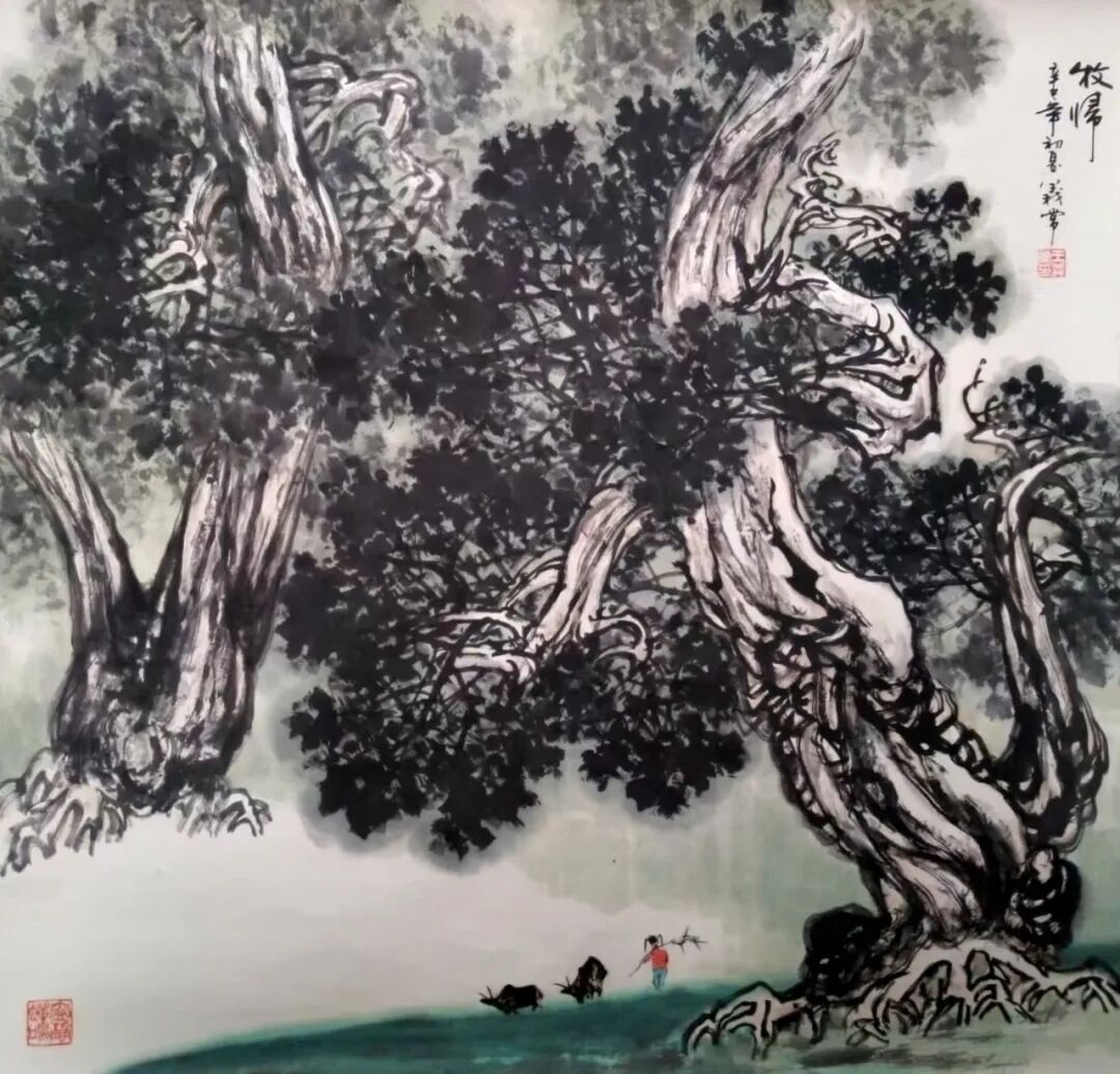 王义常《游艺求真》中国当代书画名家致敬文脉主题汇展（图7）