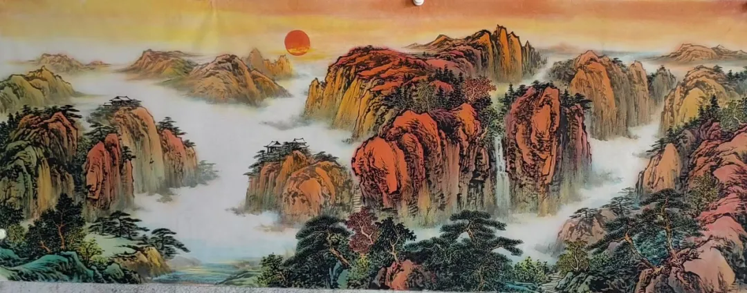 花勇兵山水画赏析:笔揽烟霞开远岫,墨凝丘壑见清襟(图8)