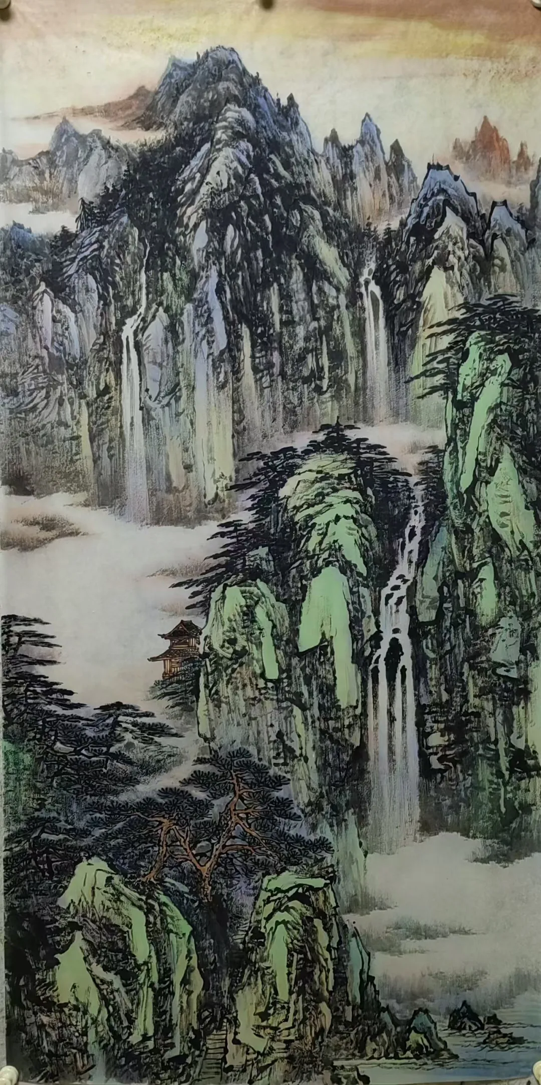 花勇兵山水画赏析:笔揽烟霞开远岫,墨凝丘壑见清襟(图15)