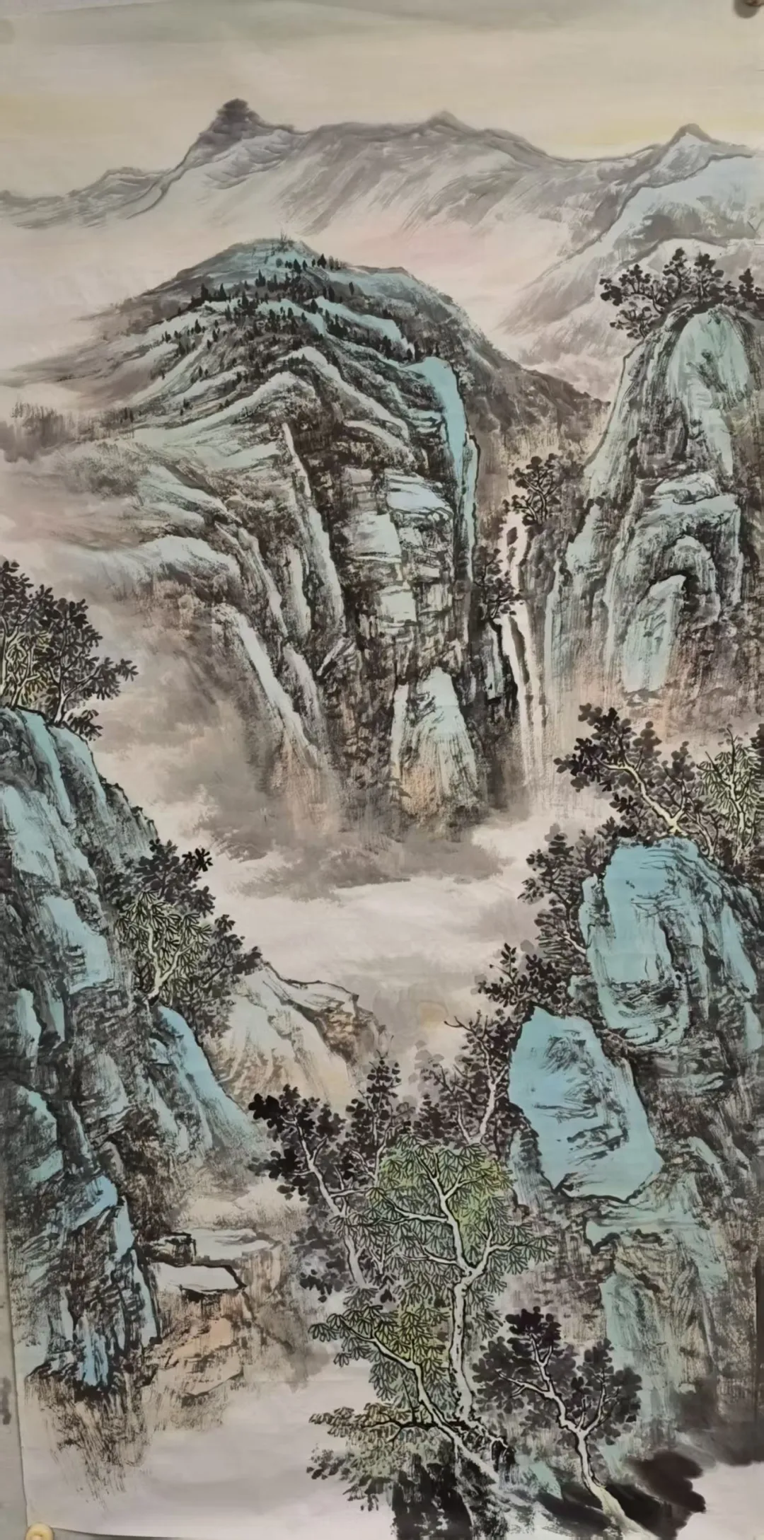花勇兵山水画赏析:笔揽烟霞开远岫,墨凝丘壑见清襟(图10)