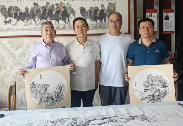 【瞭望】笔墨寄军魂,丹青战友情