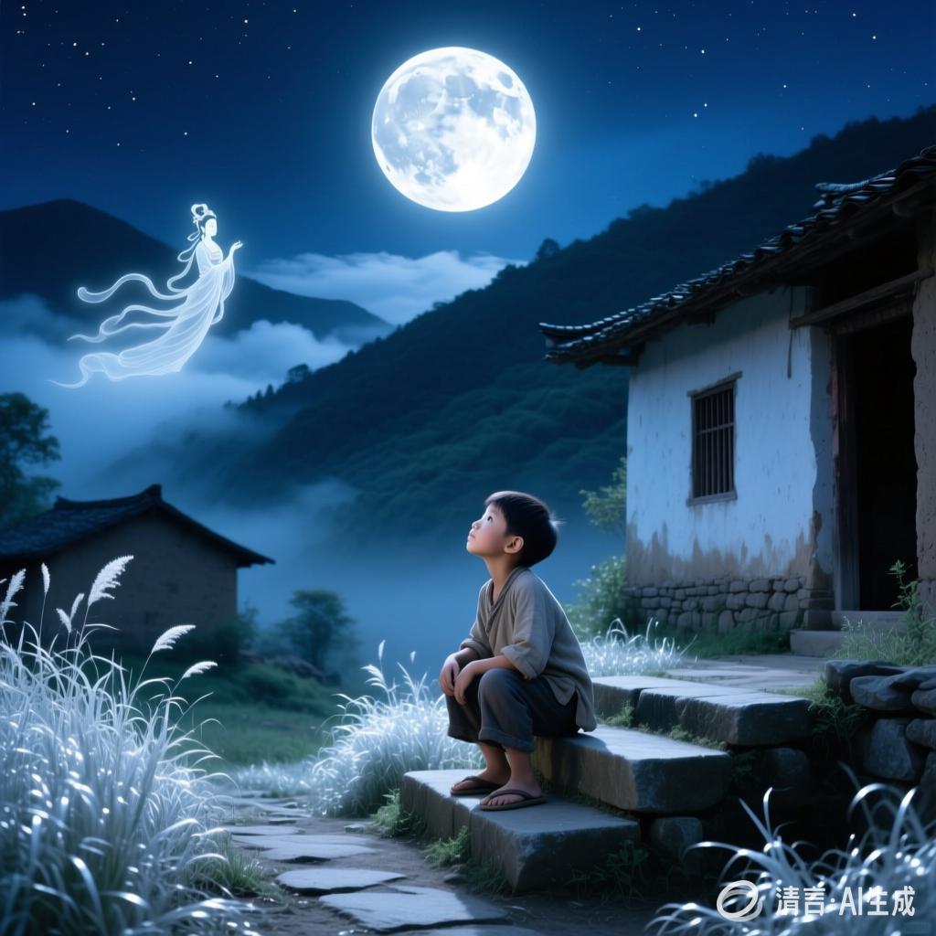 刘敦杰:【土掉渣·滑溜曲】看圆月(中国憨派文学)(图2)