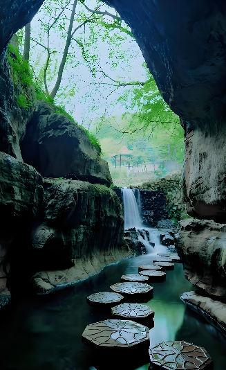 勇夫洞内景