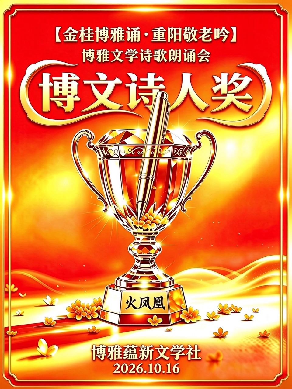 海外头条:凤栖秋光绽锦绣,五冠加身耀文坛——致敬文学挚友朱丽慧老师重阳盛誉|作者:富有(图6)
