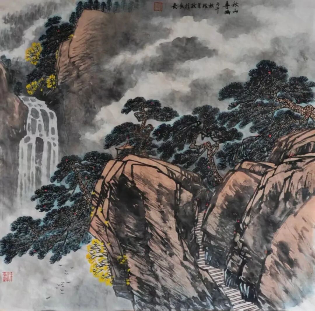 祁自敏《游艺求真》中国当代书画名家致敬文脉主题汇展（图6）