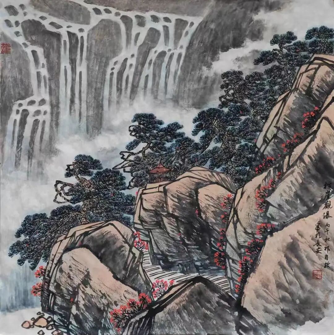 祁自敏《游艺求真》中国当代书画名家致敬文脉主题汇展（图8）