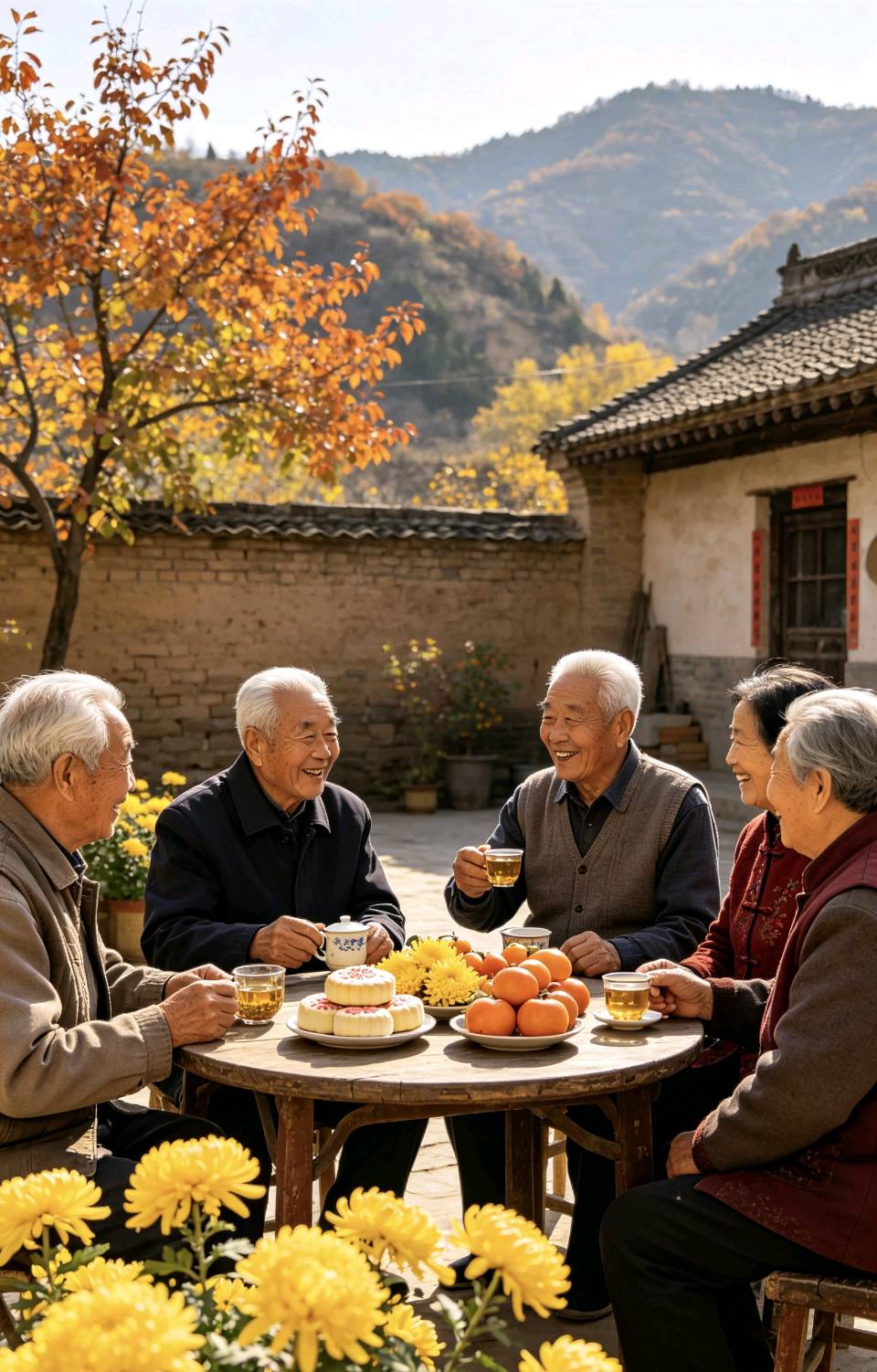 陕西作家李安民《重阳，桑榆之光》（图8）