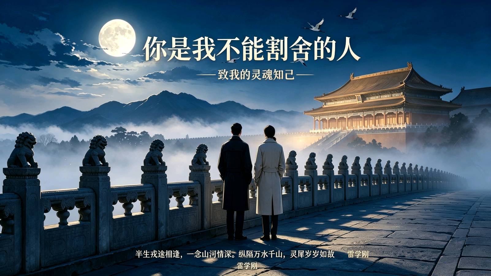 《你是我不能割舍的人》文/雷学刚——致我的灵魂知己
