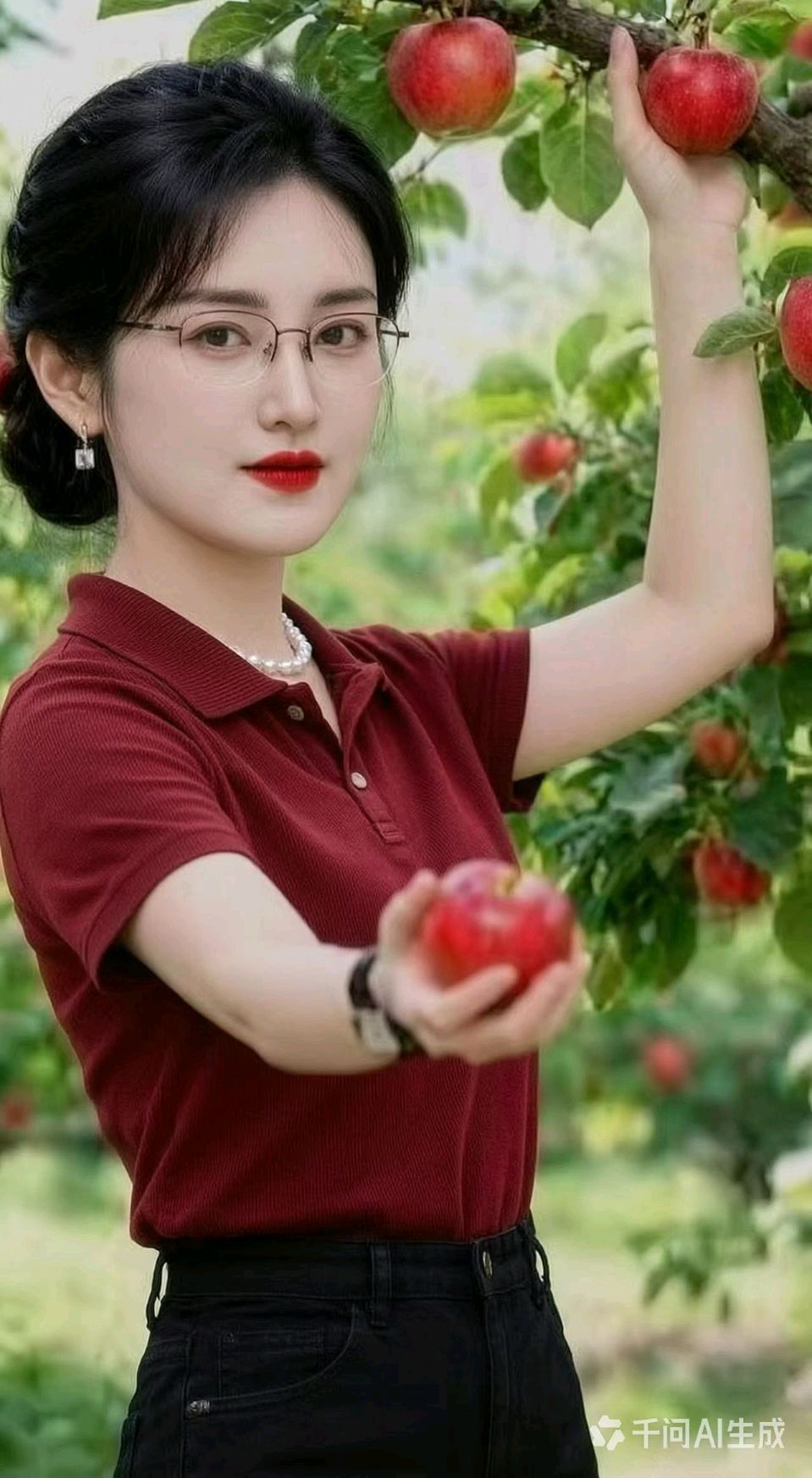欣赏春晓老师律诗·秋园撷果(图2)