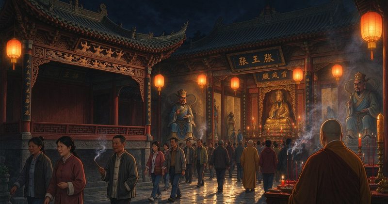 张王庙夜景