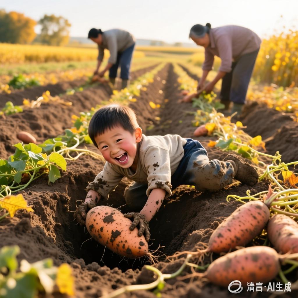 孟广林:【土掉渣·滑溜曲】刨地瓜(中国憨派文学)(图2)