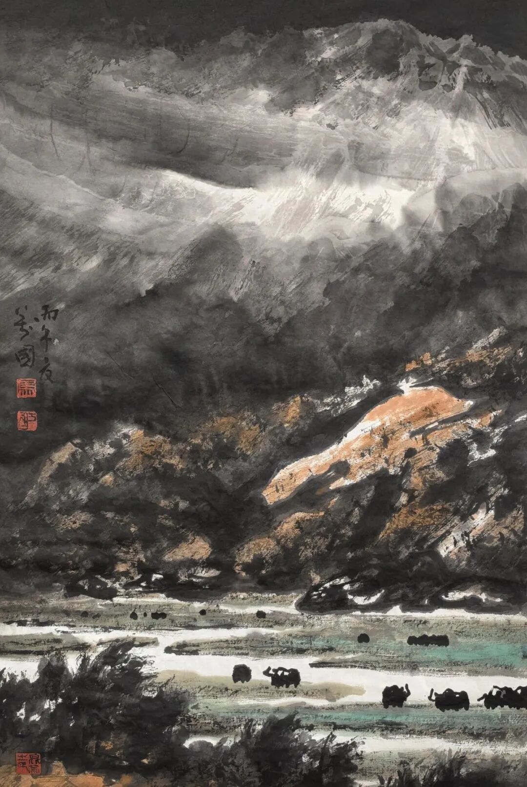 马万国《游艺求真》中国当代书画名家致敬文脉主题汇展（图17）