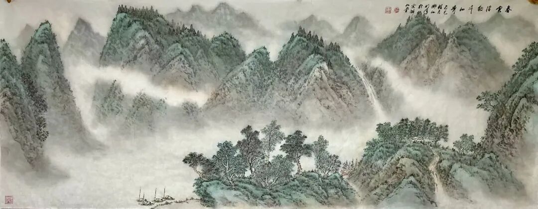 洪明泽《游艺求真》中国当代书画名家致敬文脉主题汇展（图18）