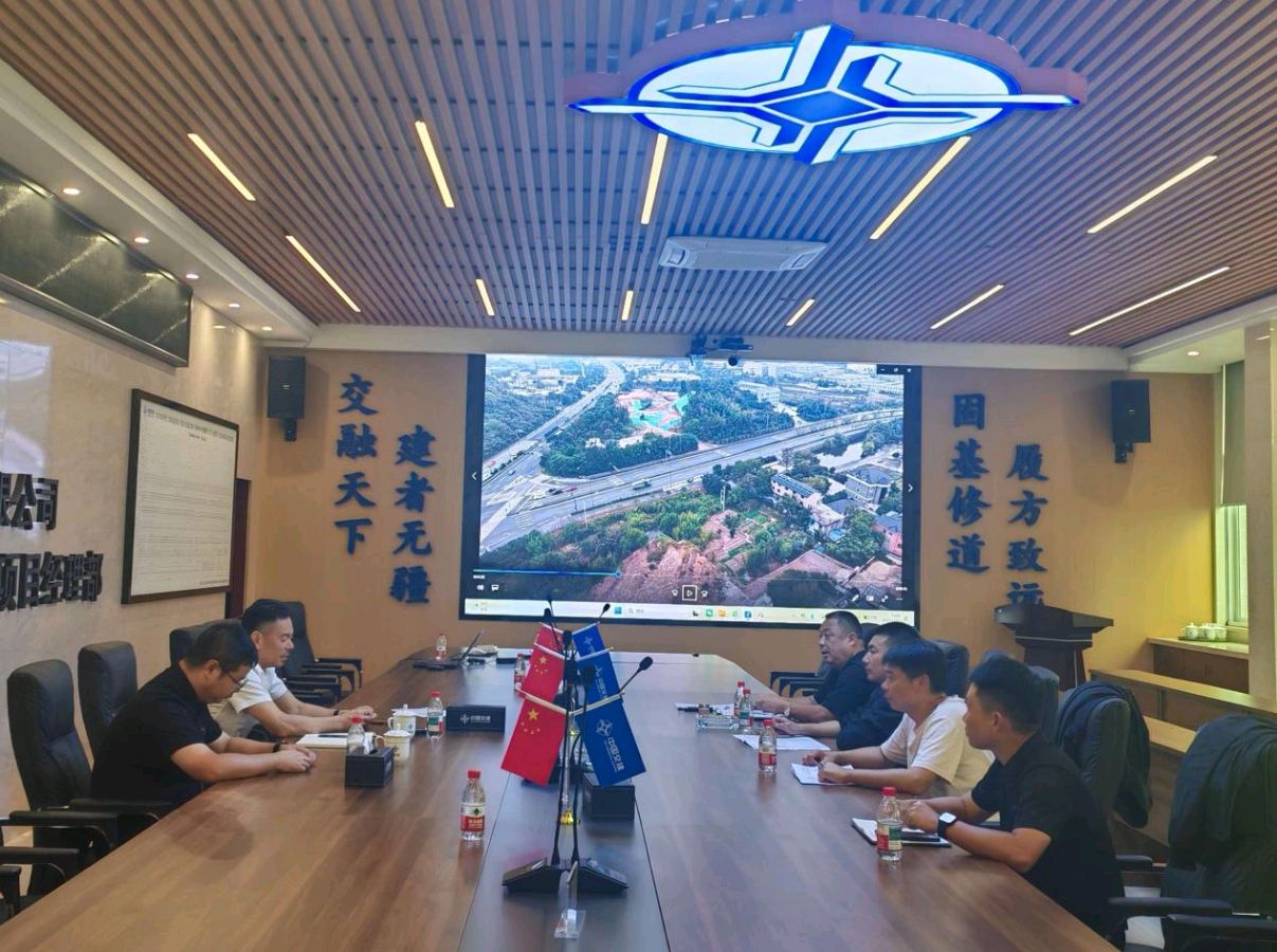 浙交建管公司杭淳开副指挥长吴华宾到中交三公局TJ01标调研(图4)
