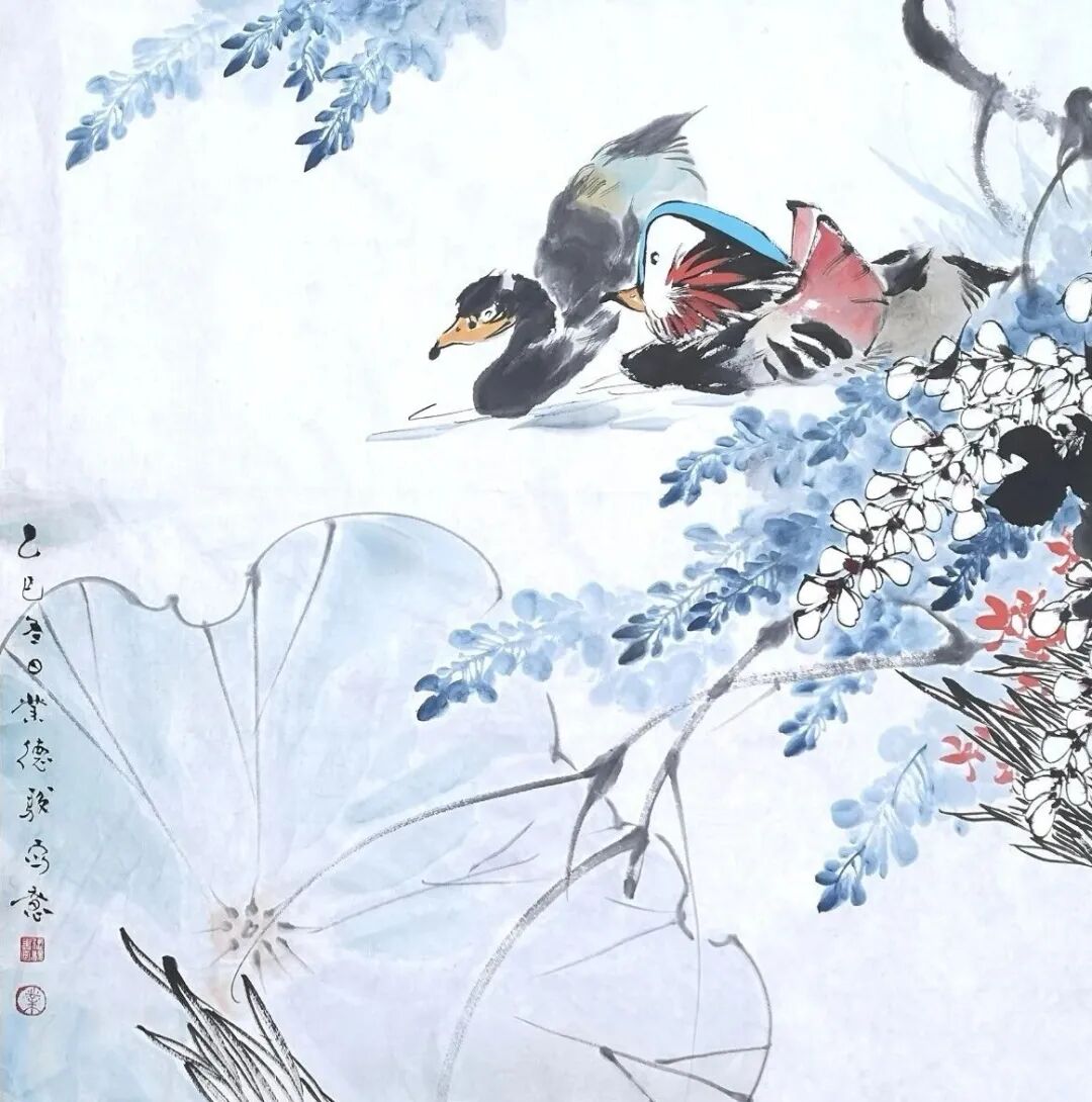 业德骏《游艺求真》中国当代书画名家致敬文脉主题汇展(图9)