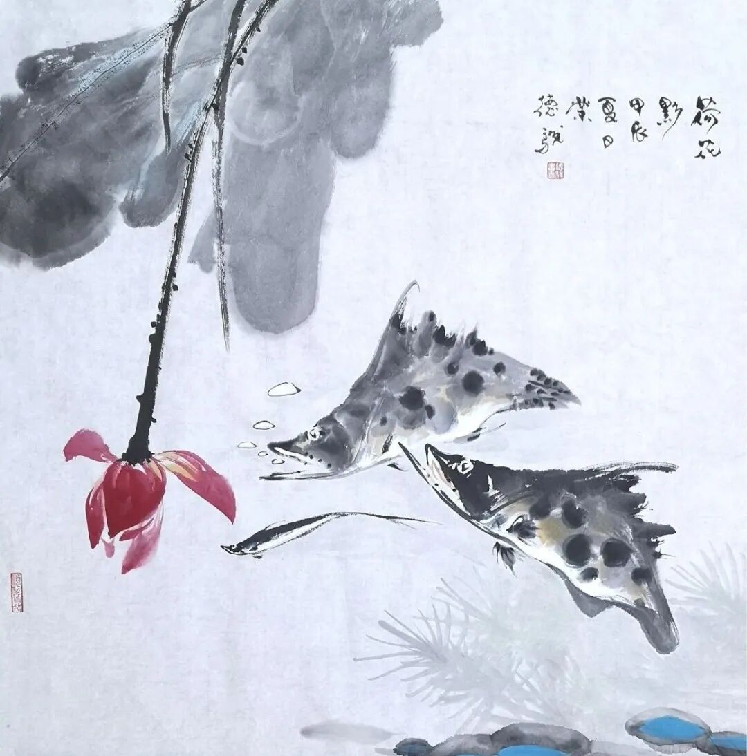 业德骏《游艺求真》中国当代书画名家致敬文脉主题汇展(图14)