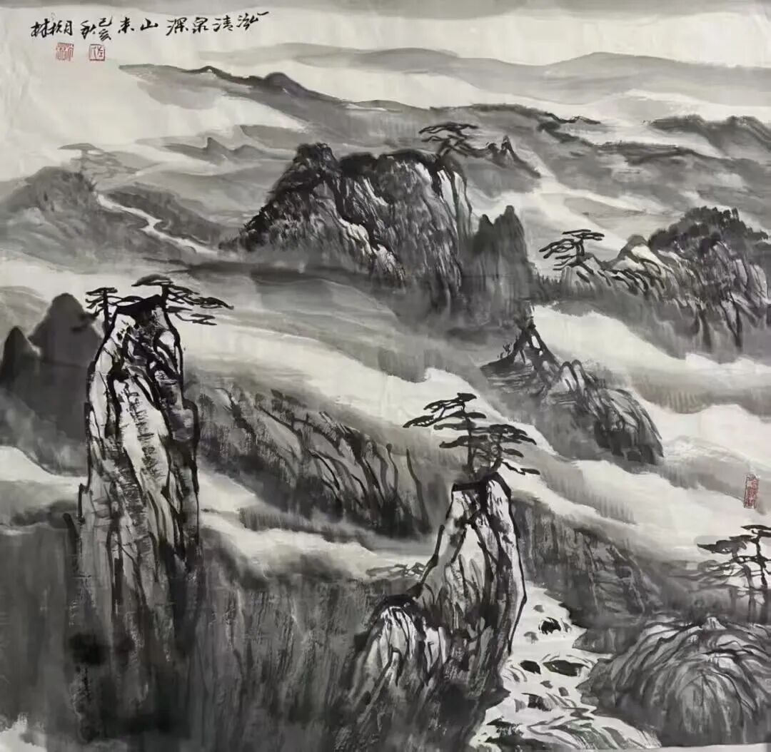 左杭林《游艺求真》中国当代书画名家致敬文脉主题汇展（图6）