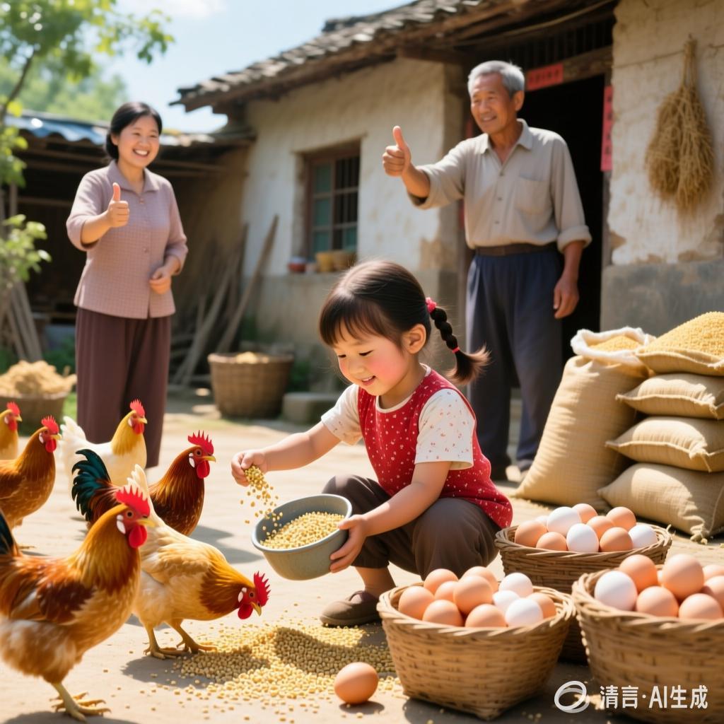 马淑云:【土掉渣·滑溜曲】小丫喂鸡(中国憨派文学)(图2)