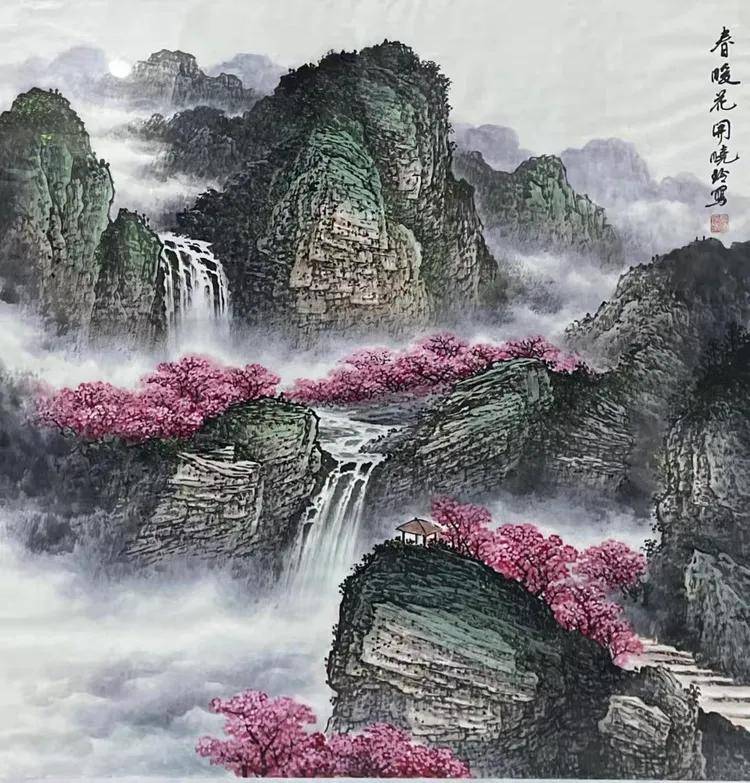 晓绘清姿 丹青蕴秀——慕晓玲国画作品鉴赏（图19）