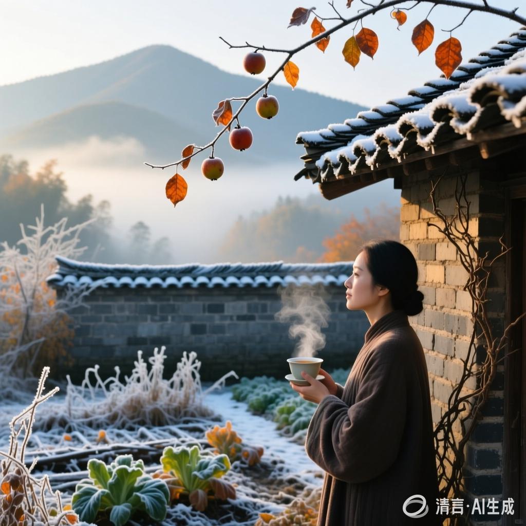 【中国憨派文学】童华:今日霜降(图2)