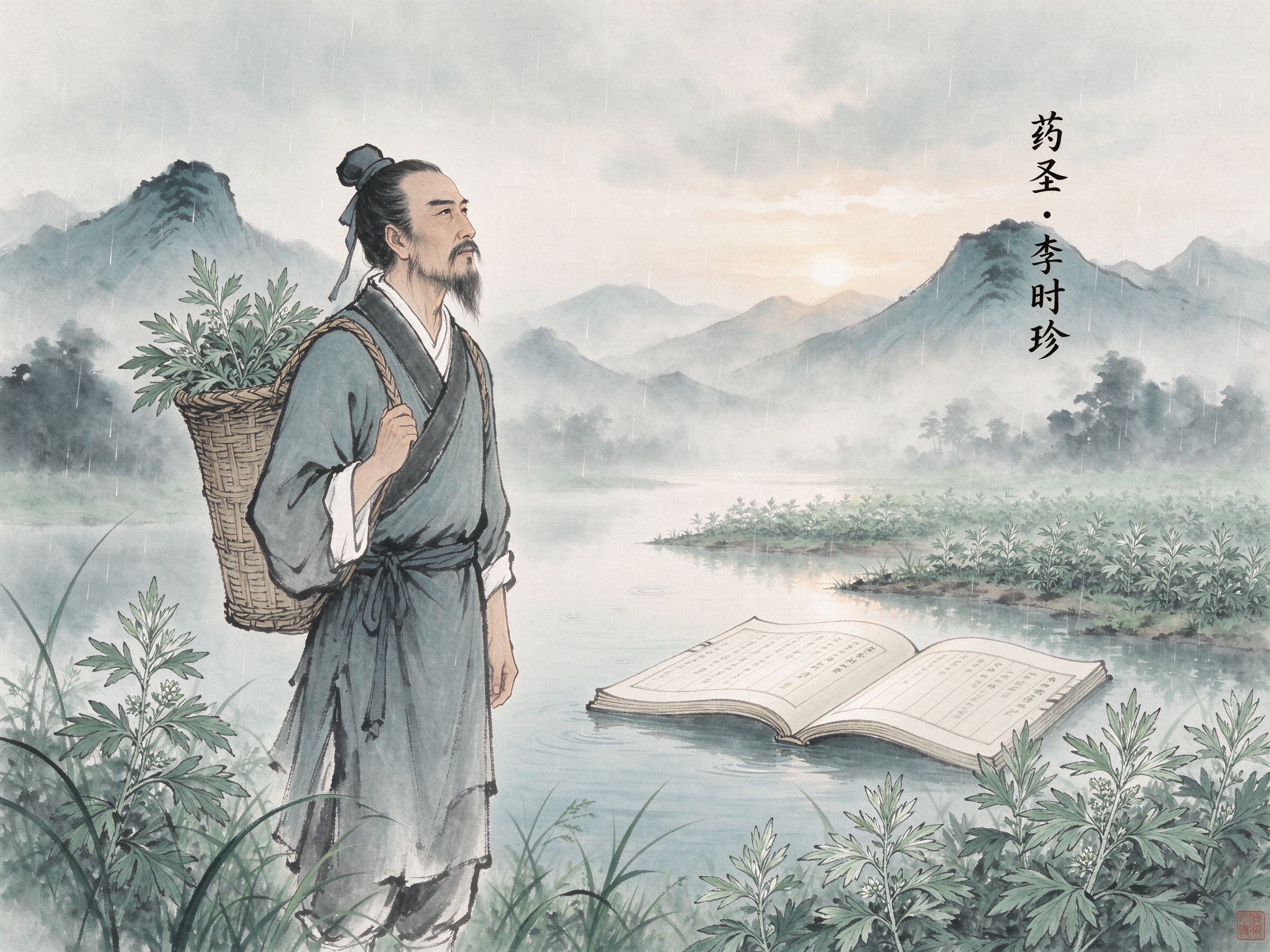 题图·药圣李时珍